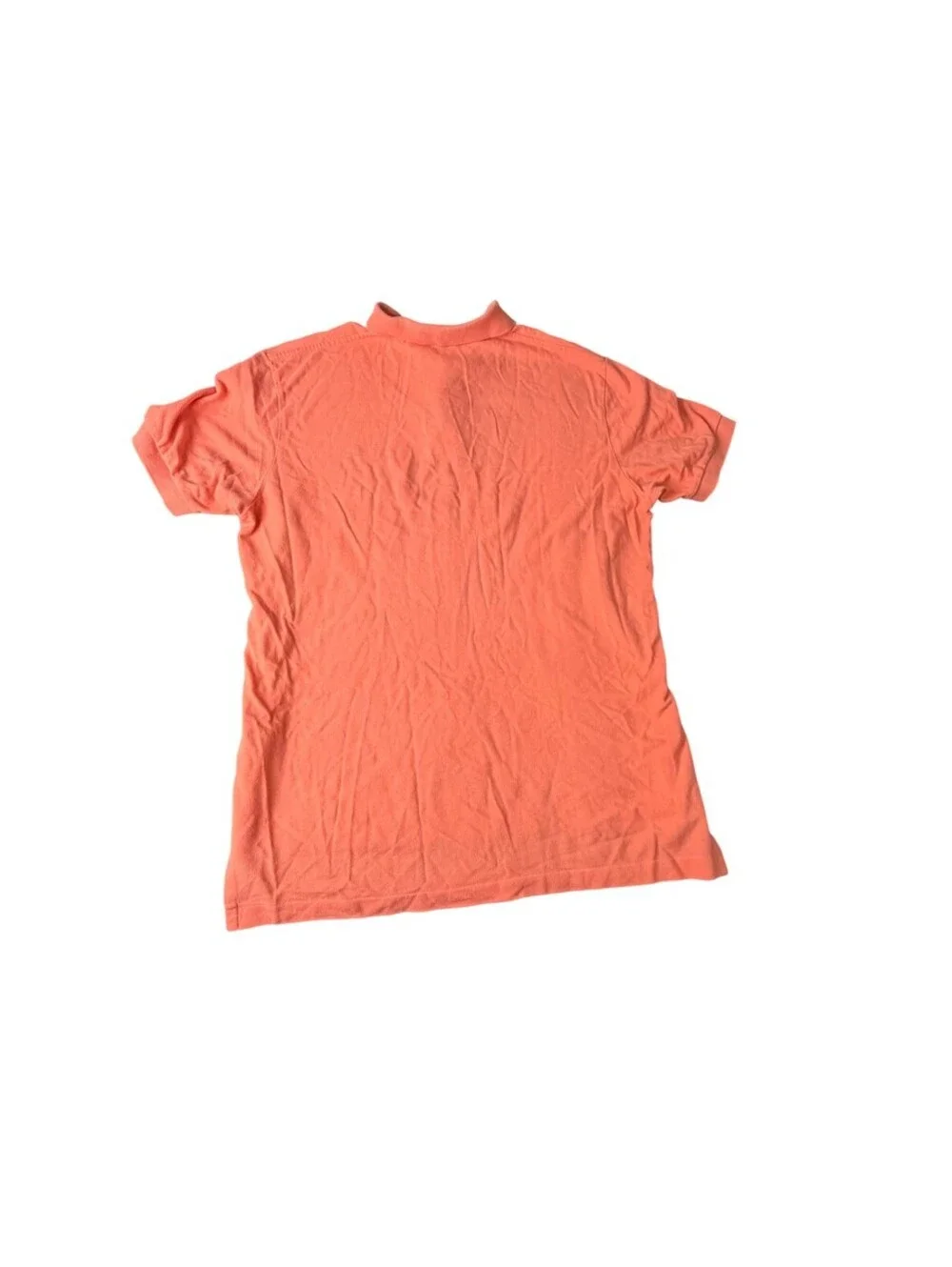 Polo Ralph Lauren Men’s M Orange Classic Pique Cotton Polo Green Pony